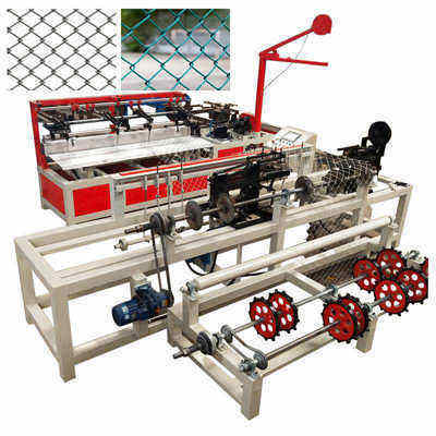 working principle and structure of automatic chain link fence machine