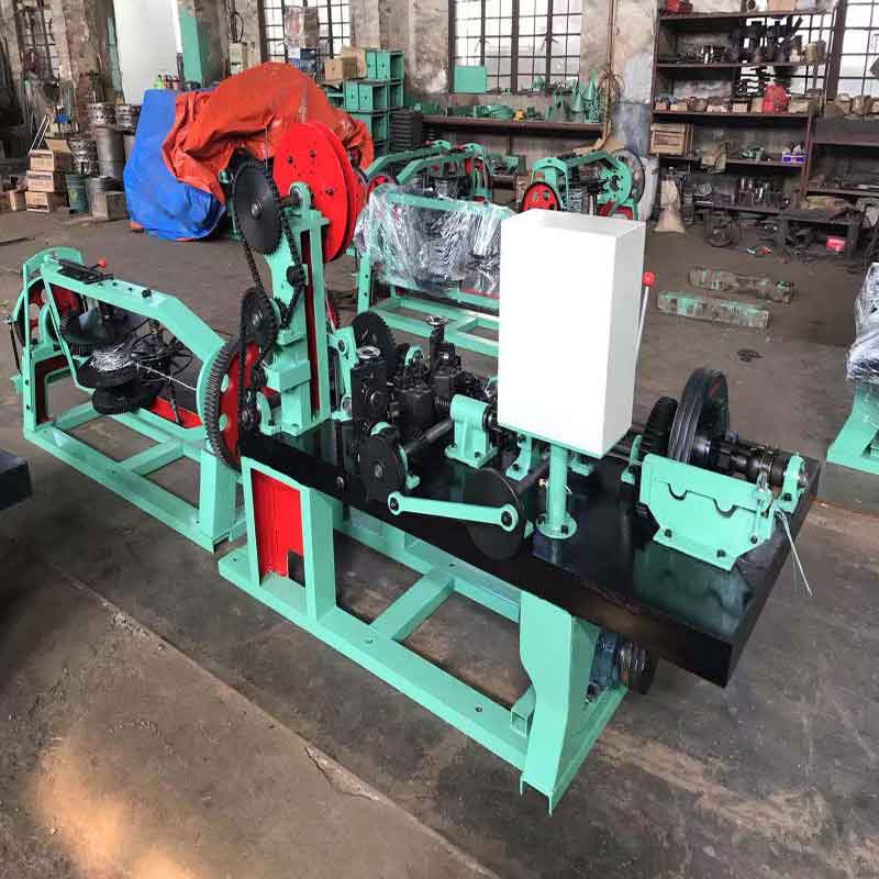Automatic barbed wire making machine delivery