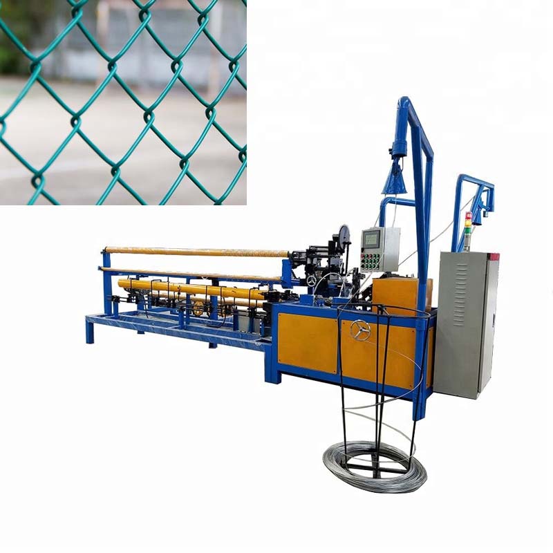 Chain link fence machine operation guidance