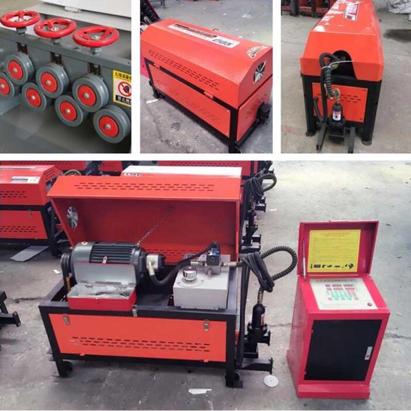 Working principle of steel bar straightening and cutting machine