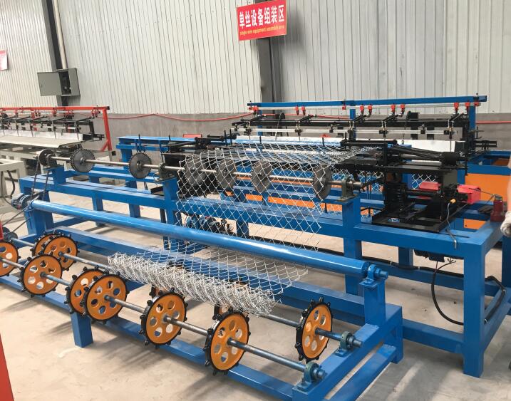 steel wire chain link fence making machine 