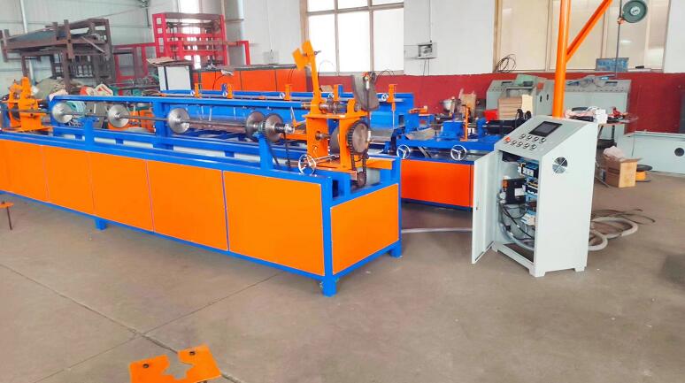 automatic chain link fence machine