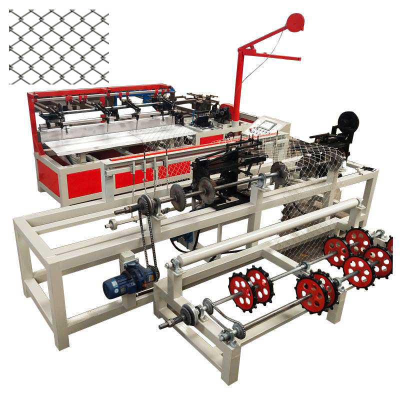 automatic chain link fence machine