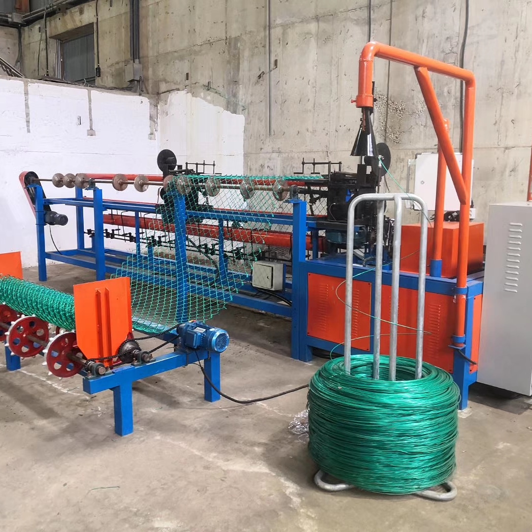 chain link fence making machine