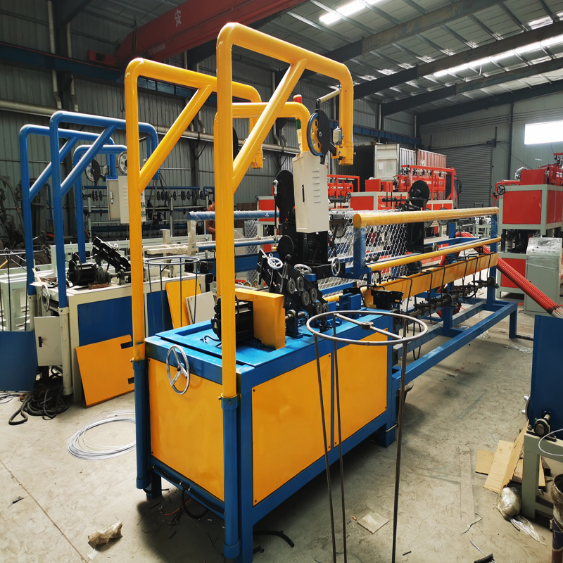 automatic chain link fence machine