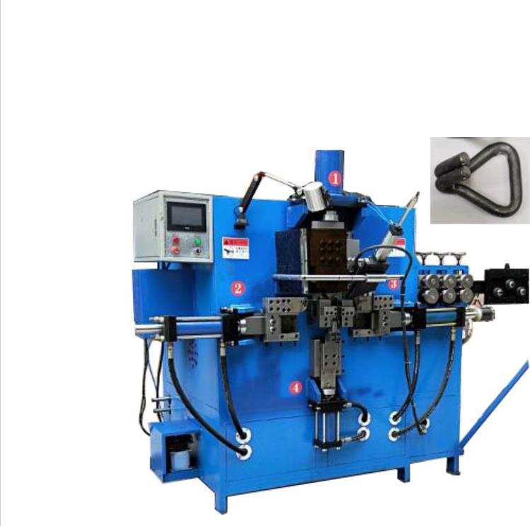 Double J hook making and welding machine
