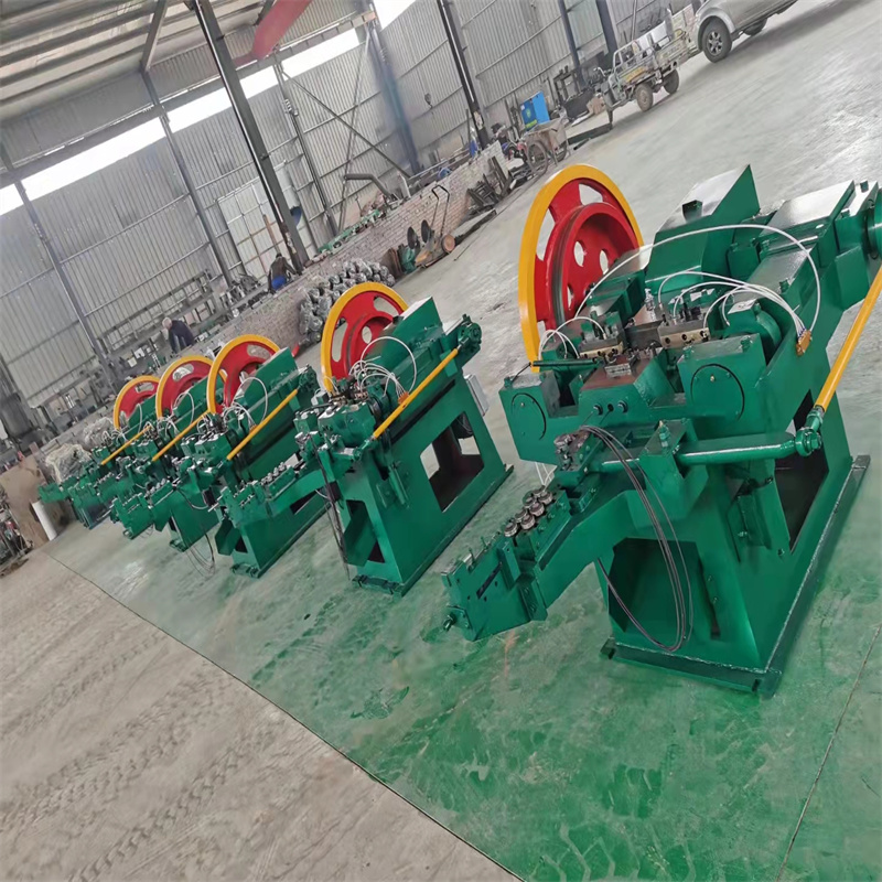 double head steel wire nail making machine