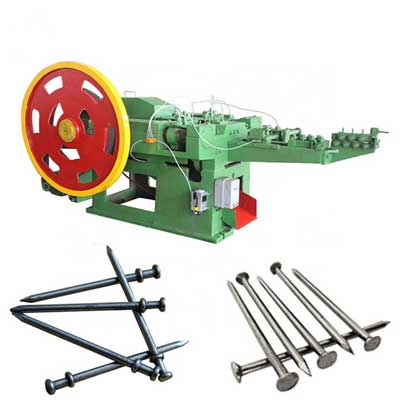 china steel wire nail making machine price