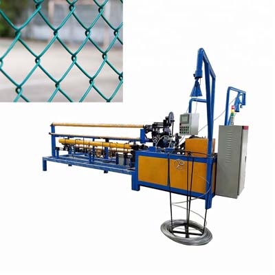 single wire automatic galvanized chain link fence making machine price