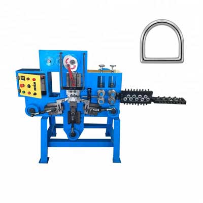 Steel D rings making machine