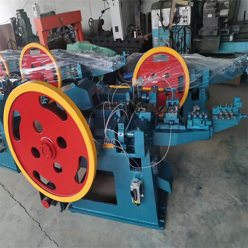 double head steel wire nail making machine