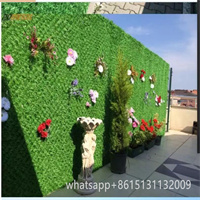 plastic grass artifical privacy chain link fence maufacturer
