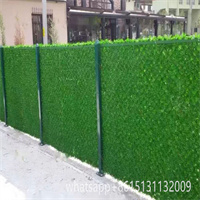 plastic grass artifical privacy chain link fence maufacturer